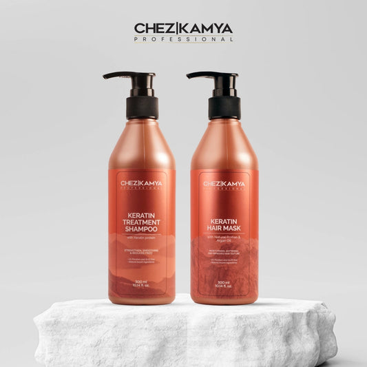 ChezKamya Professional Basic Combo Keratin Shampoo + Hair Mask